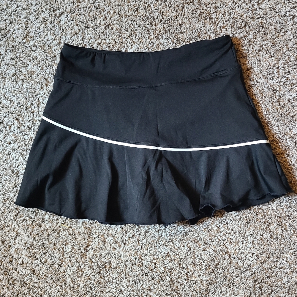 Halara Black Skort